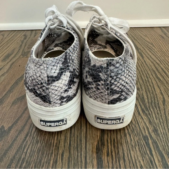 Superga Snakeskin Platform Sneakers size 6 - Picture 5 of 7